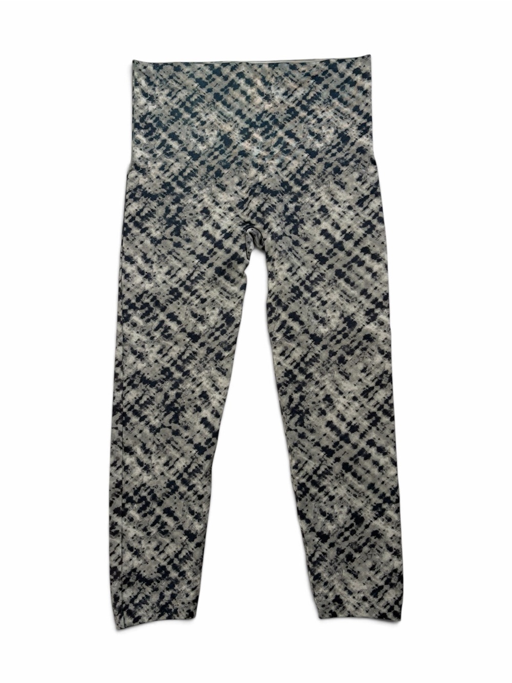 SPANX Women’s XL Gray Black Snakeskin Print High-Waist Leggings NWOT